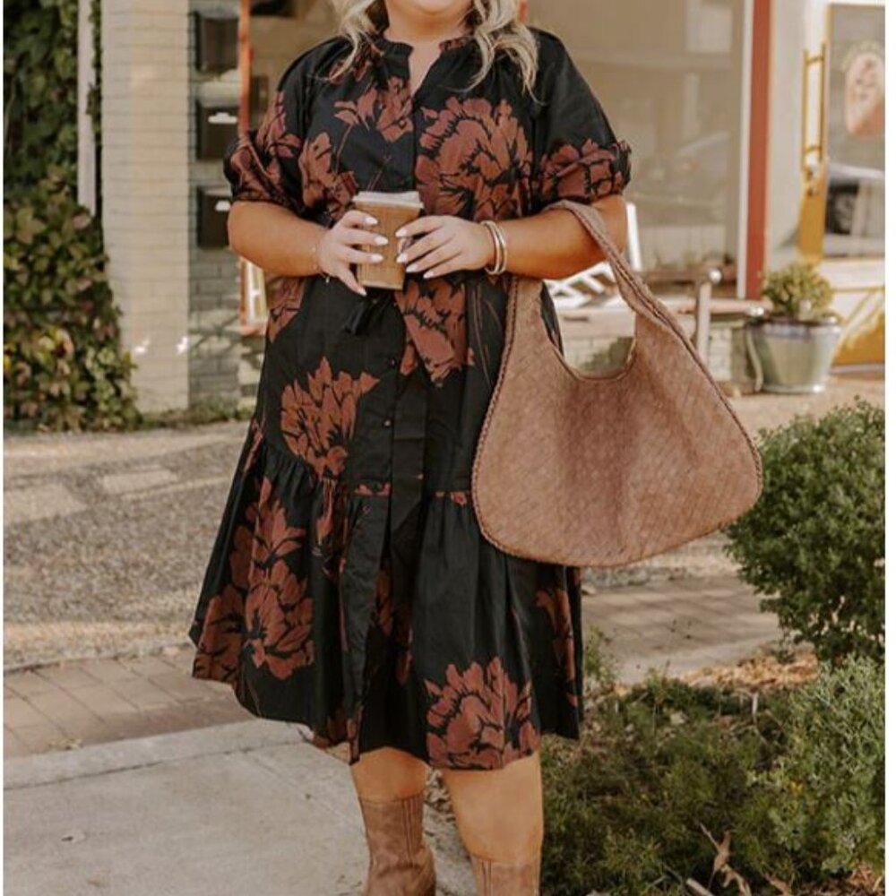 Southern Countryside Floral Midi